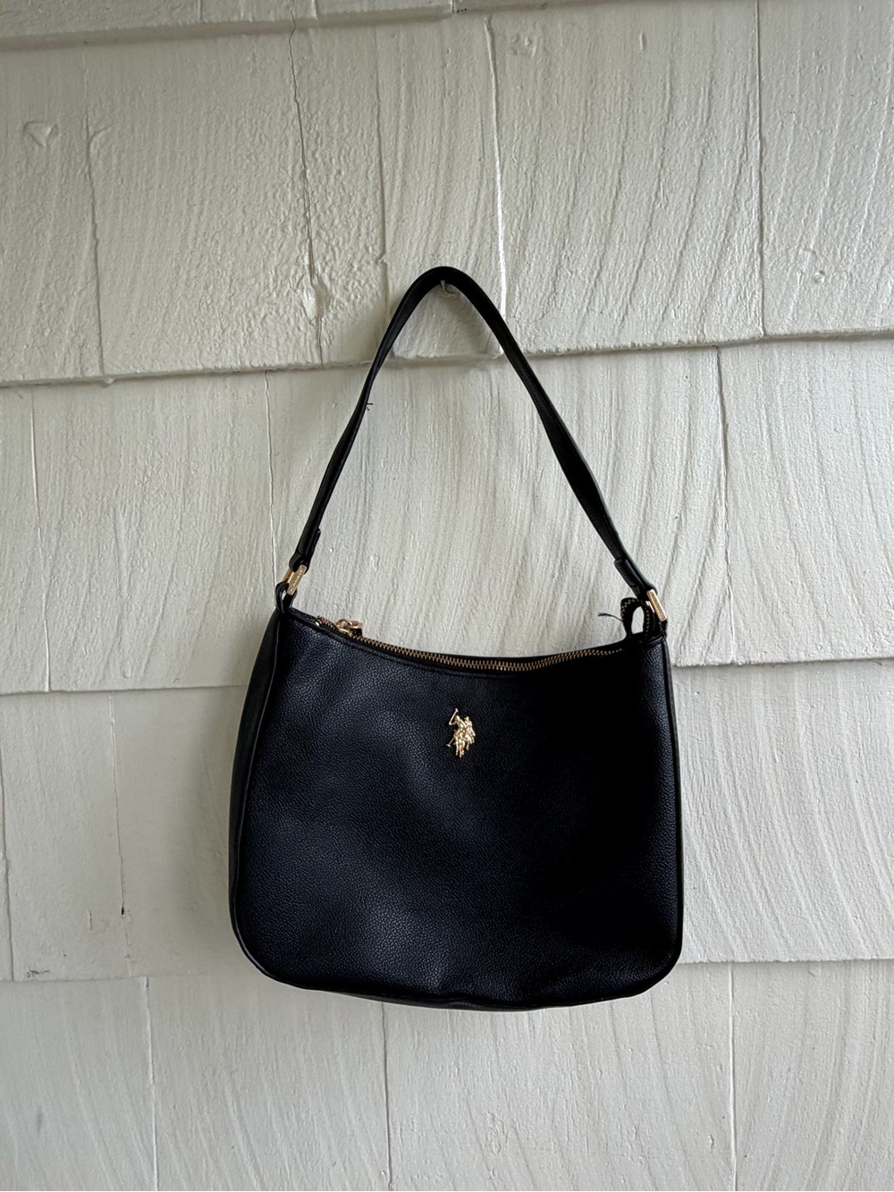 Polo Black Shoulder Bag